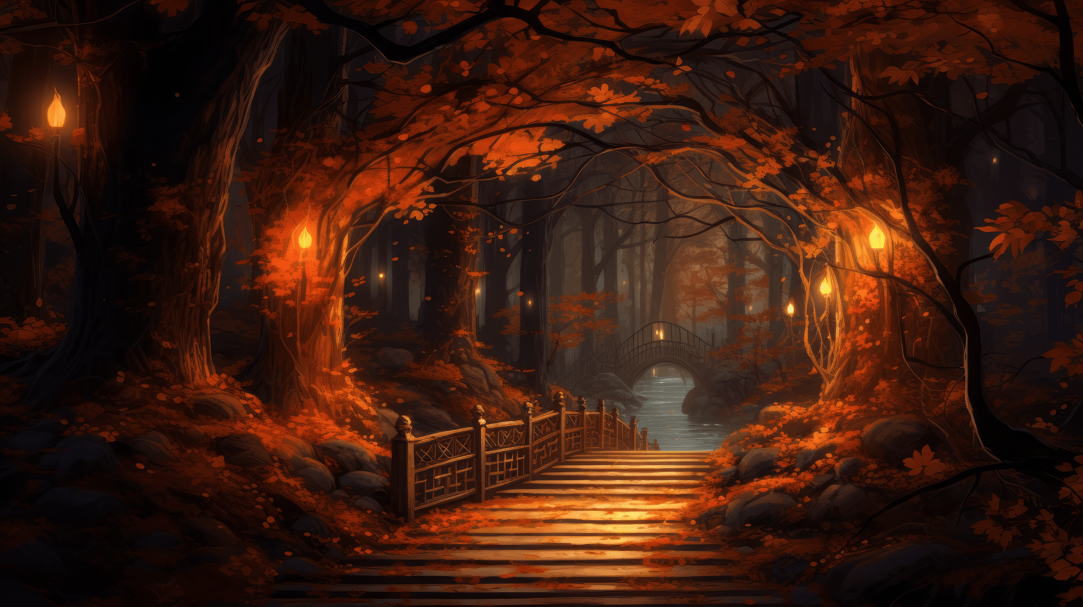Fall Art Wallpaper, HD Fall Art Background on WallpaperBat