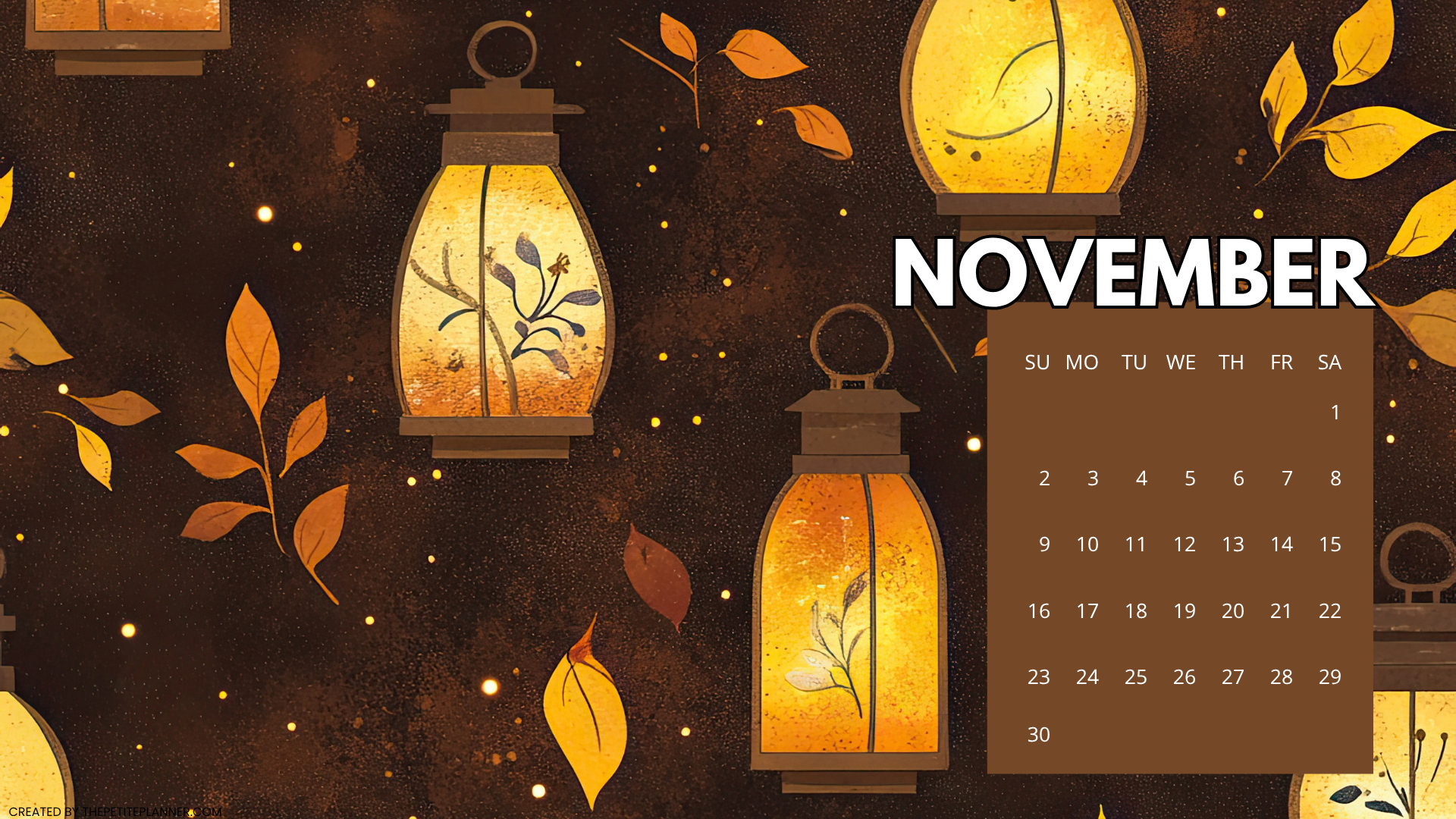 November Wallpaper for Desktop (Free Downloads!)