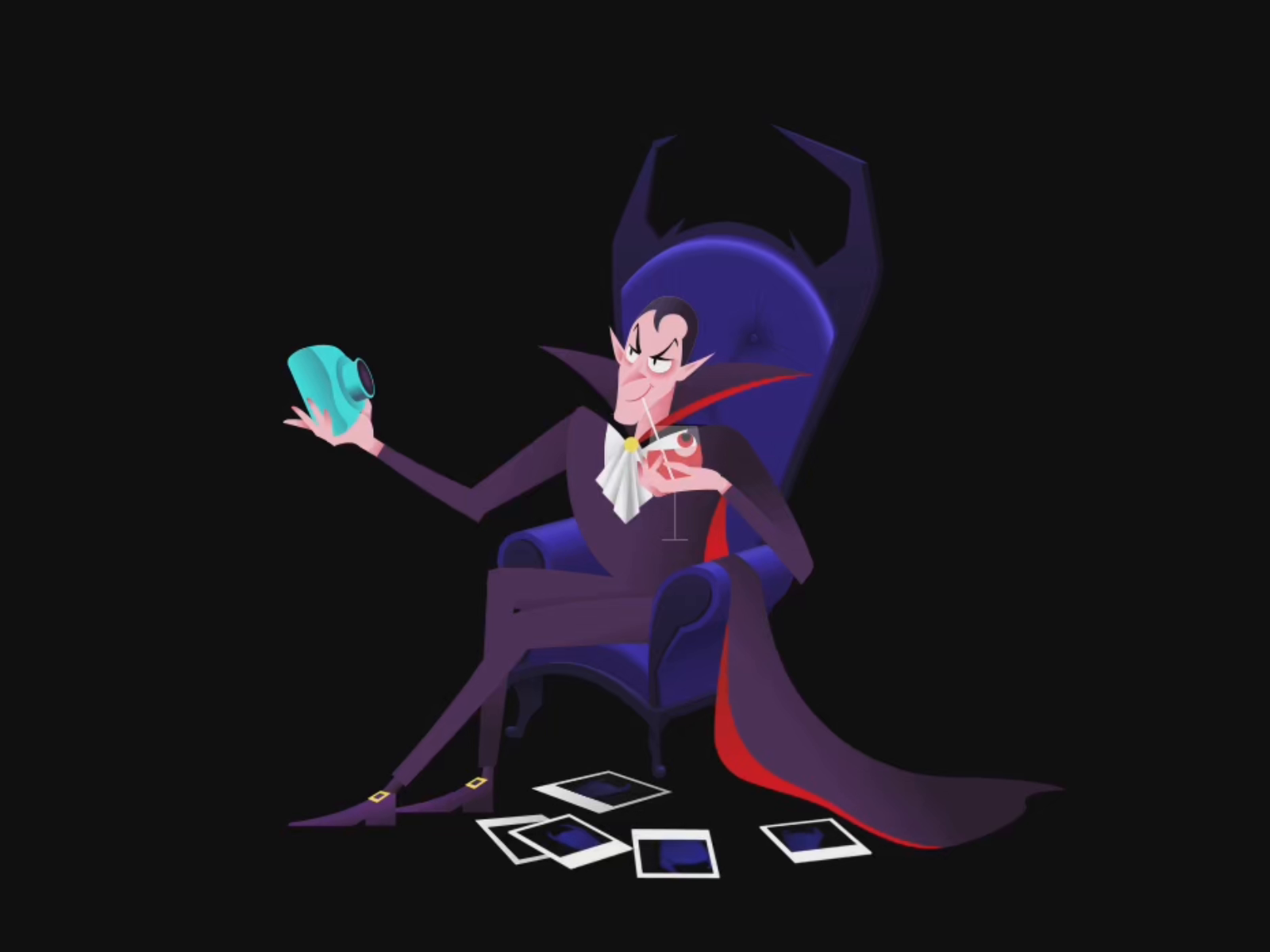 Dracula Halloween animation