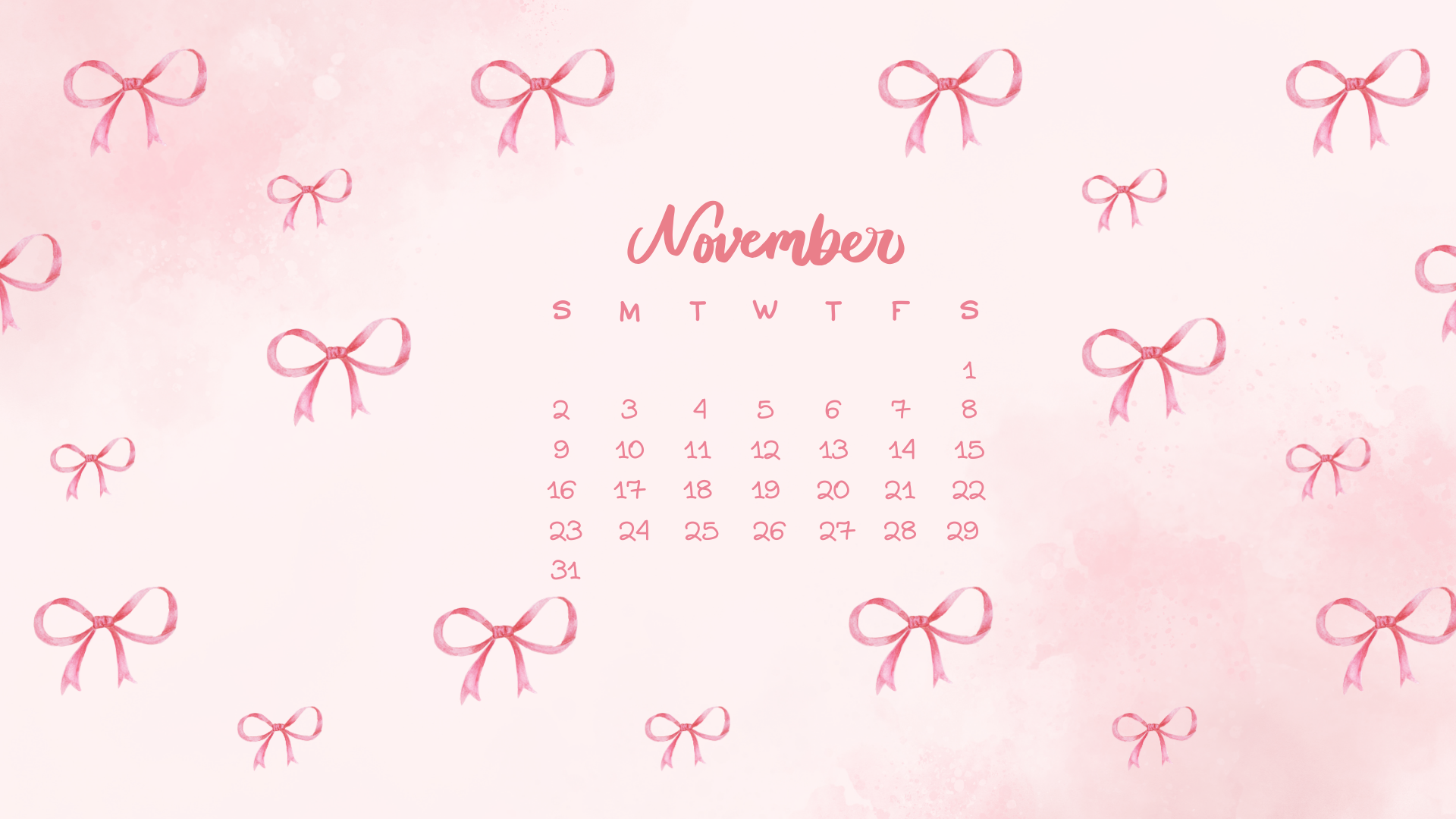 Free November 2025 Desktop Calendar Background (EASY DOWNLOAD)