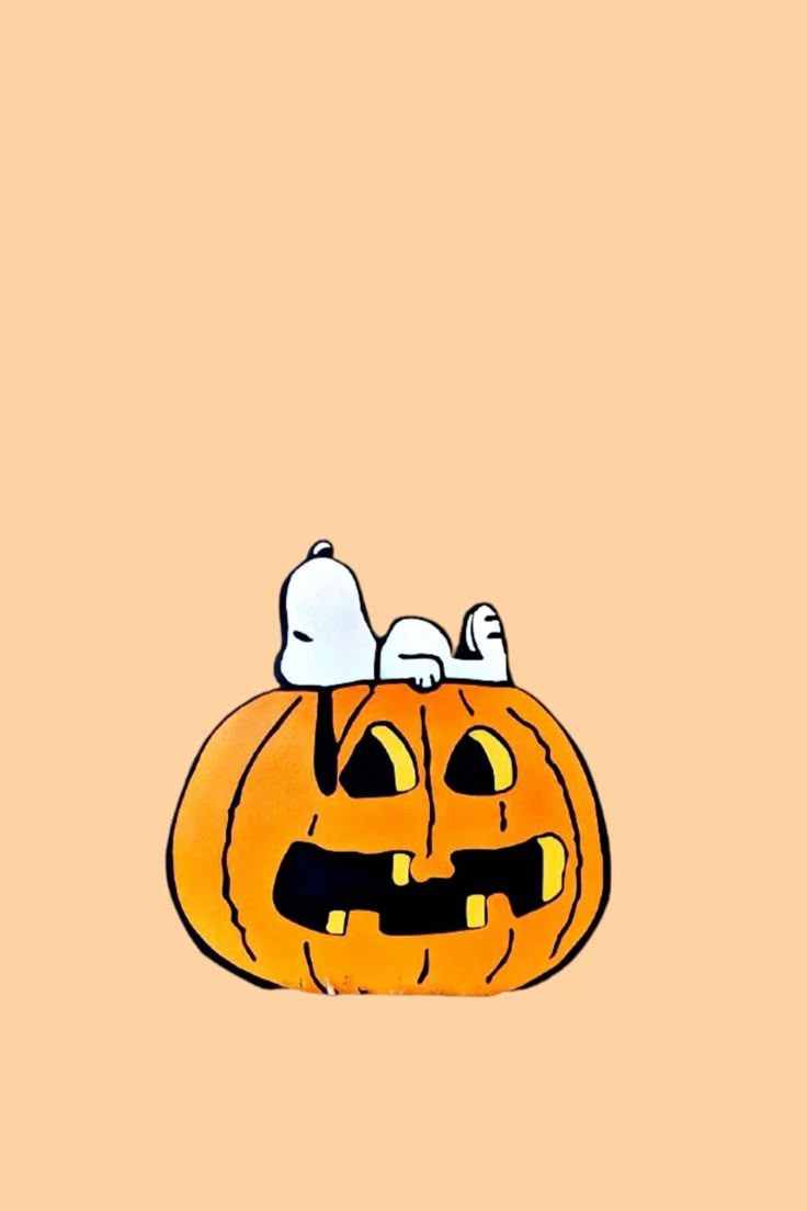 snoopy halloween phone background