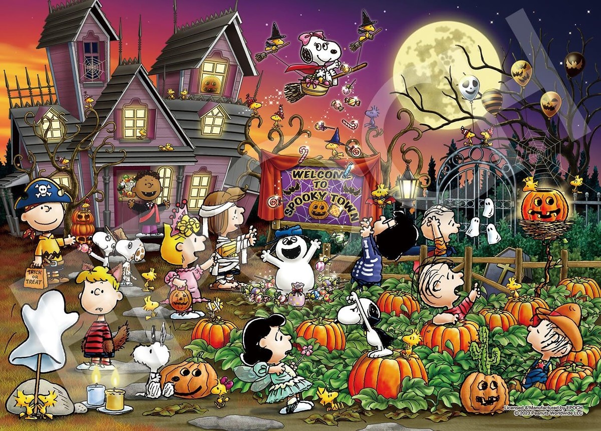 PEANUTS Snoopy Halloween Night 500 Piece Jigsaw Puzzle Epoch (38x53cm) 06 704s