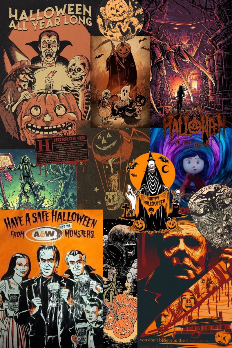Halloween vintage HD phone wallpaper