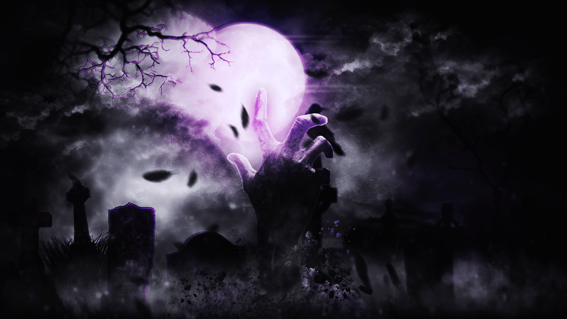 Purple Horror Wallpaper, HD Purple Horror Background on WallpaperBat