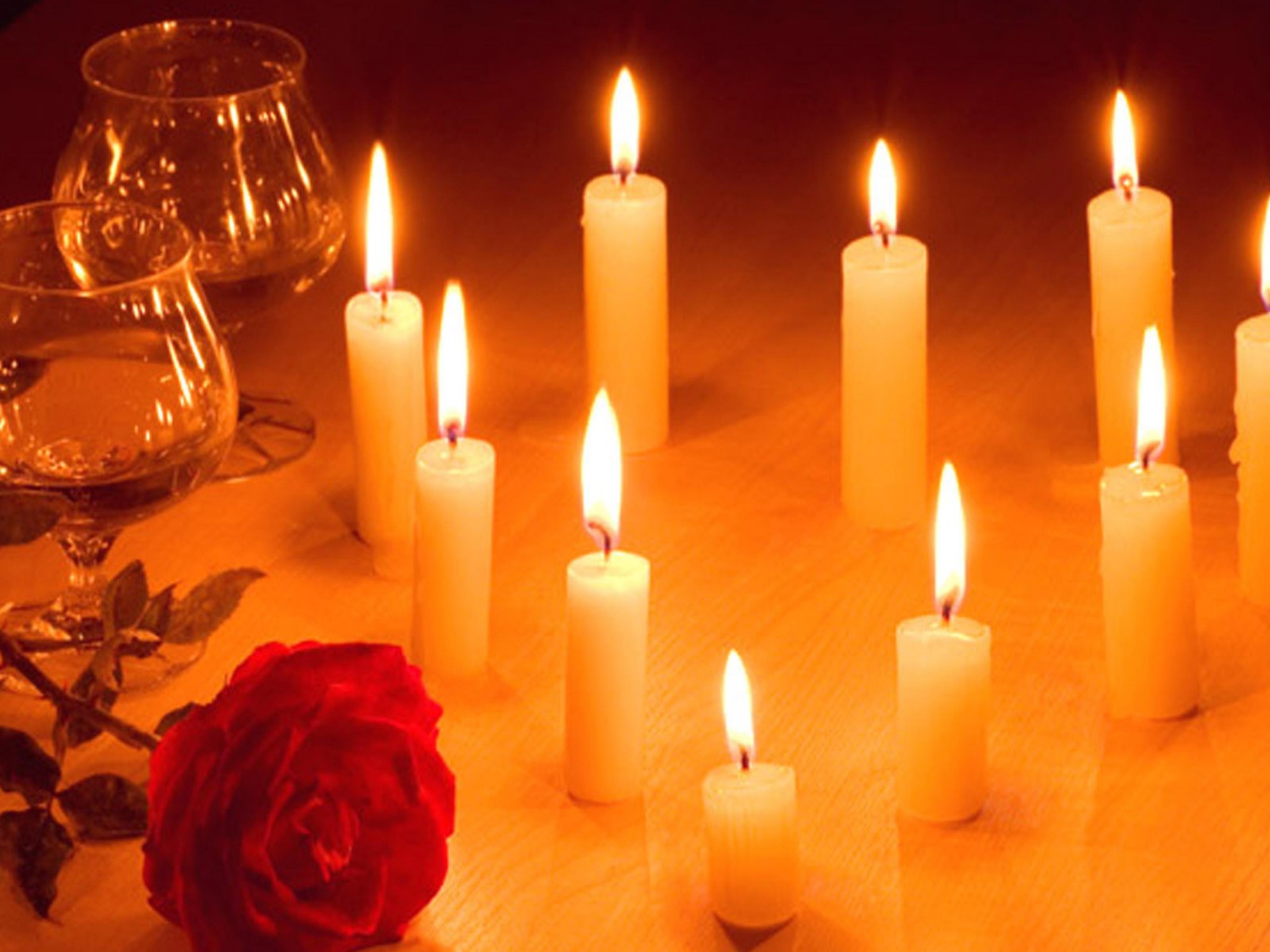 Candle Light Wallpaper