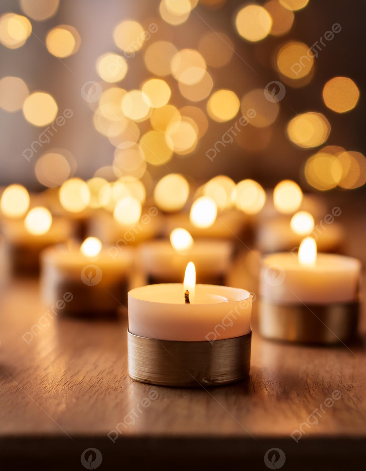 Warm Candlelight Creates A Serene Atmosphere Perfect For Relaxation Photo Wallpaper Image For Free Download