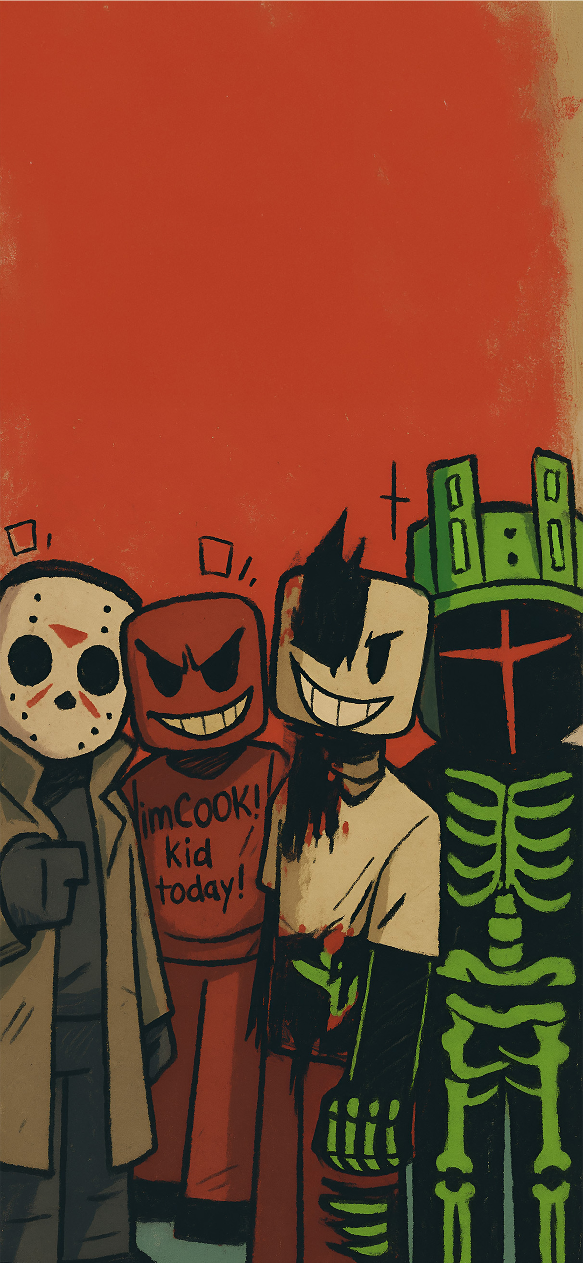 Cool Roblox Forsaken Wallpaper Wallpaper for iPhone