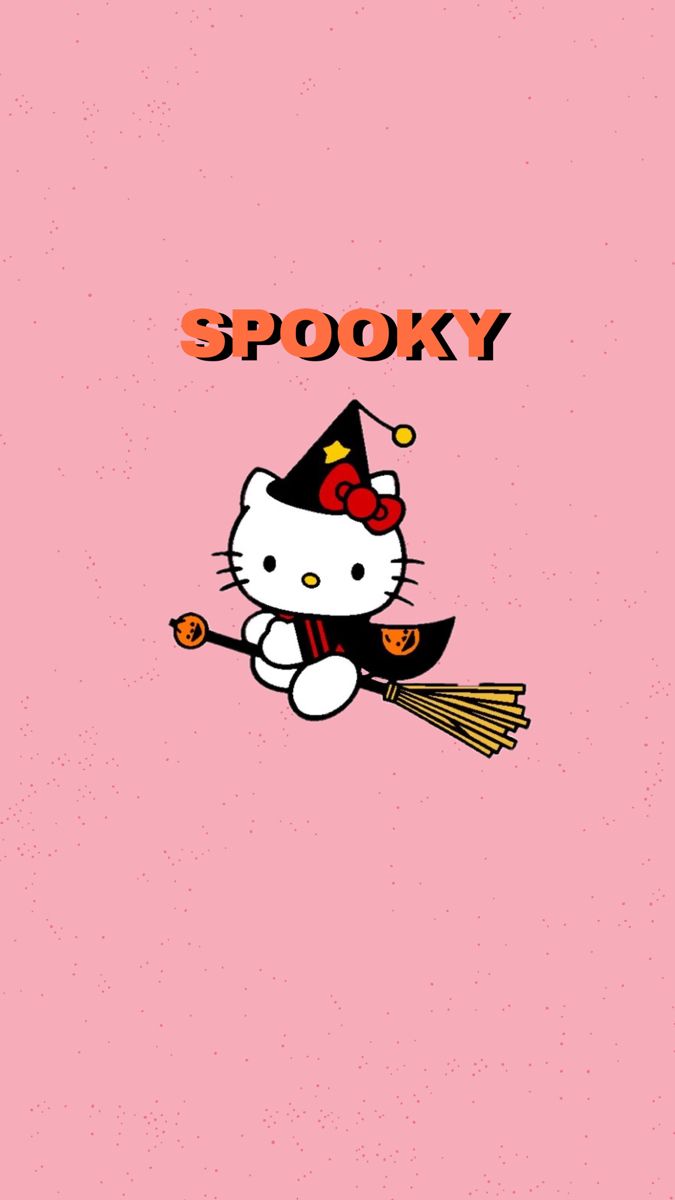 Spooky hello kitty wallpaper