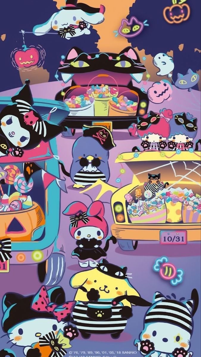 spooky sanrio wallpaper