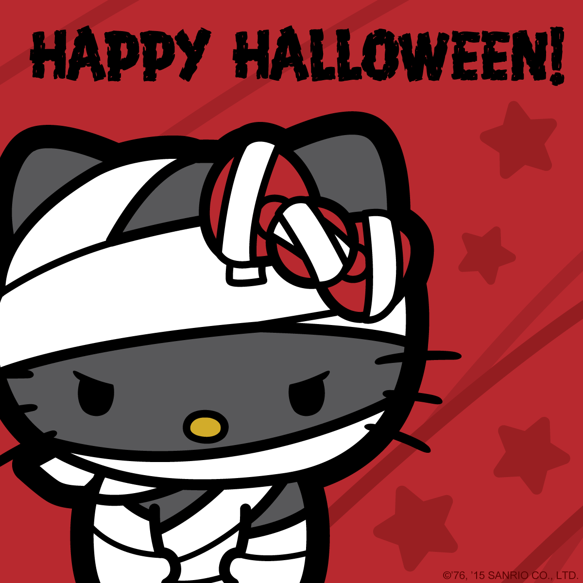 Hello Kitty a spooky cute #Halloween!