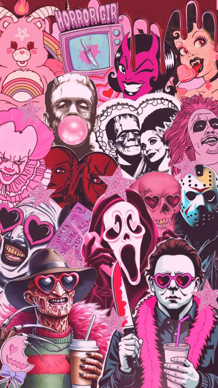 halloween #halloweenpink #october #pink #horror #horrormovies #movies #series #love #happyhalloween