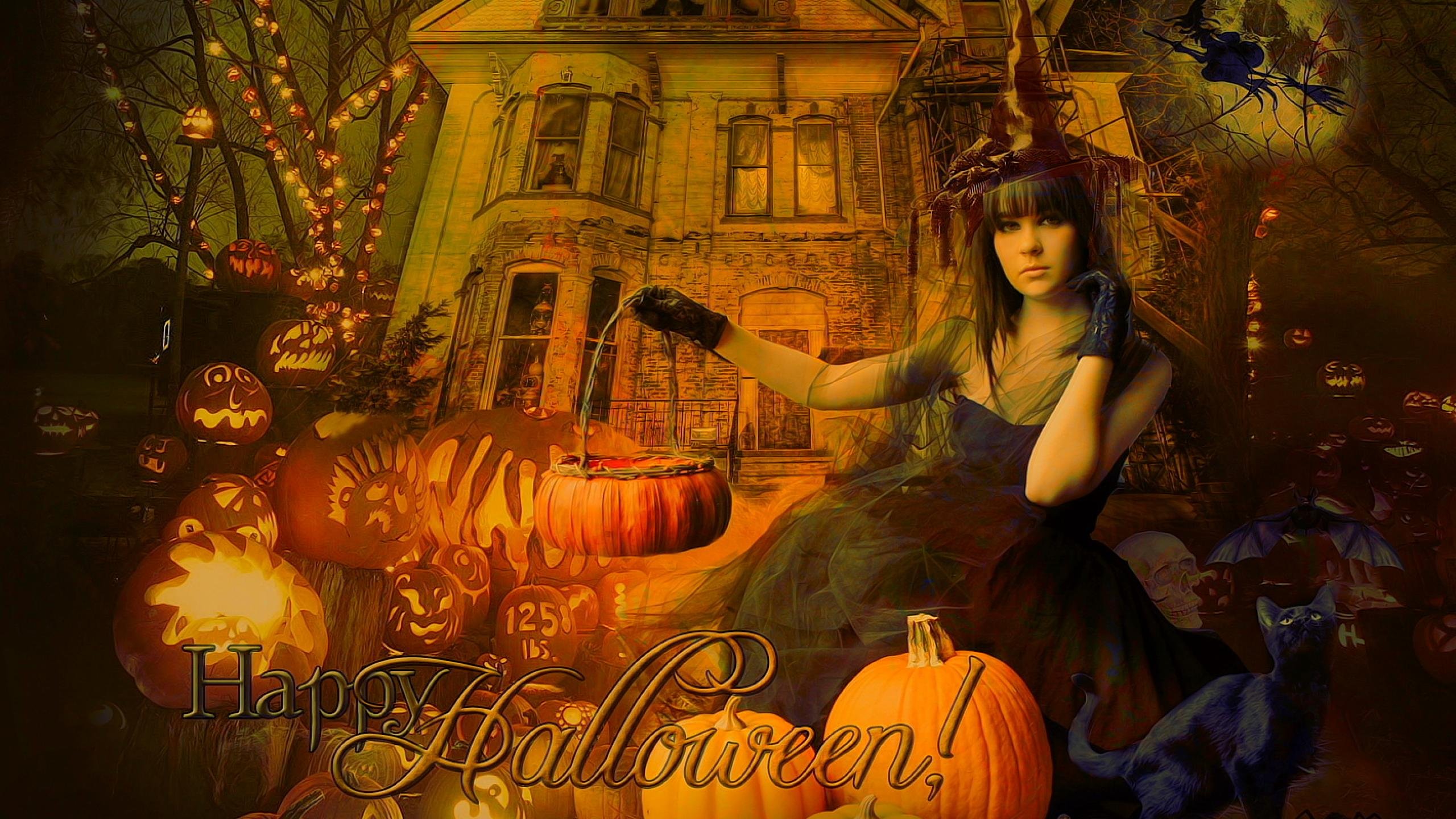 halloween, Gothic, Witch Wallpaper HD / Desktop and Mobile Background