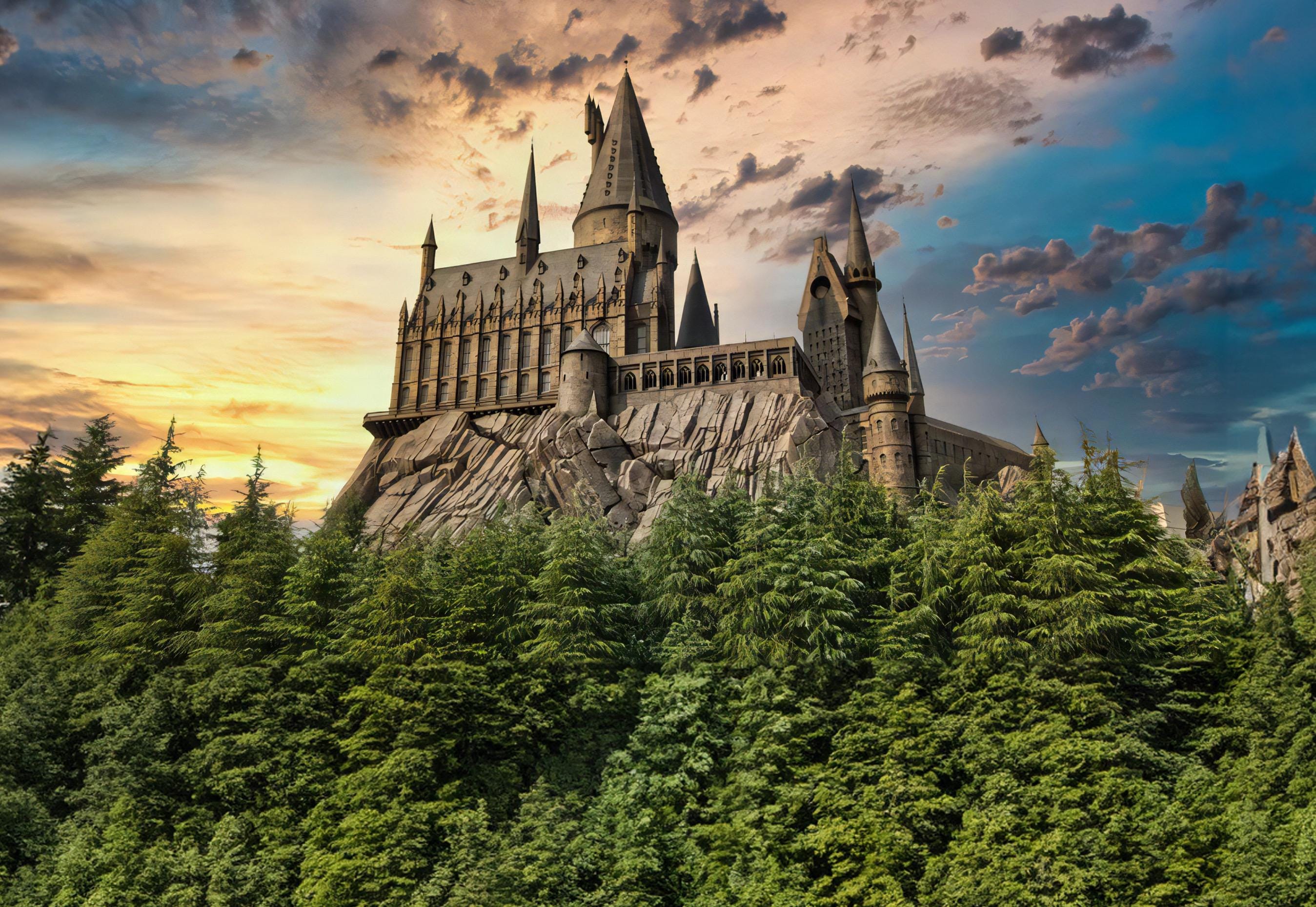 Wallpaper Harry Potter Castle 0201