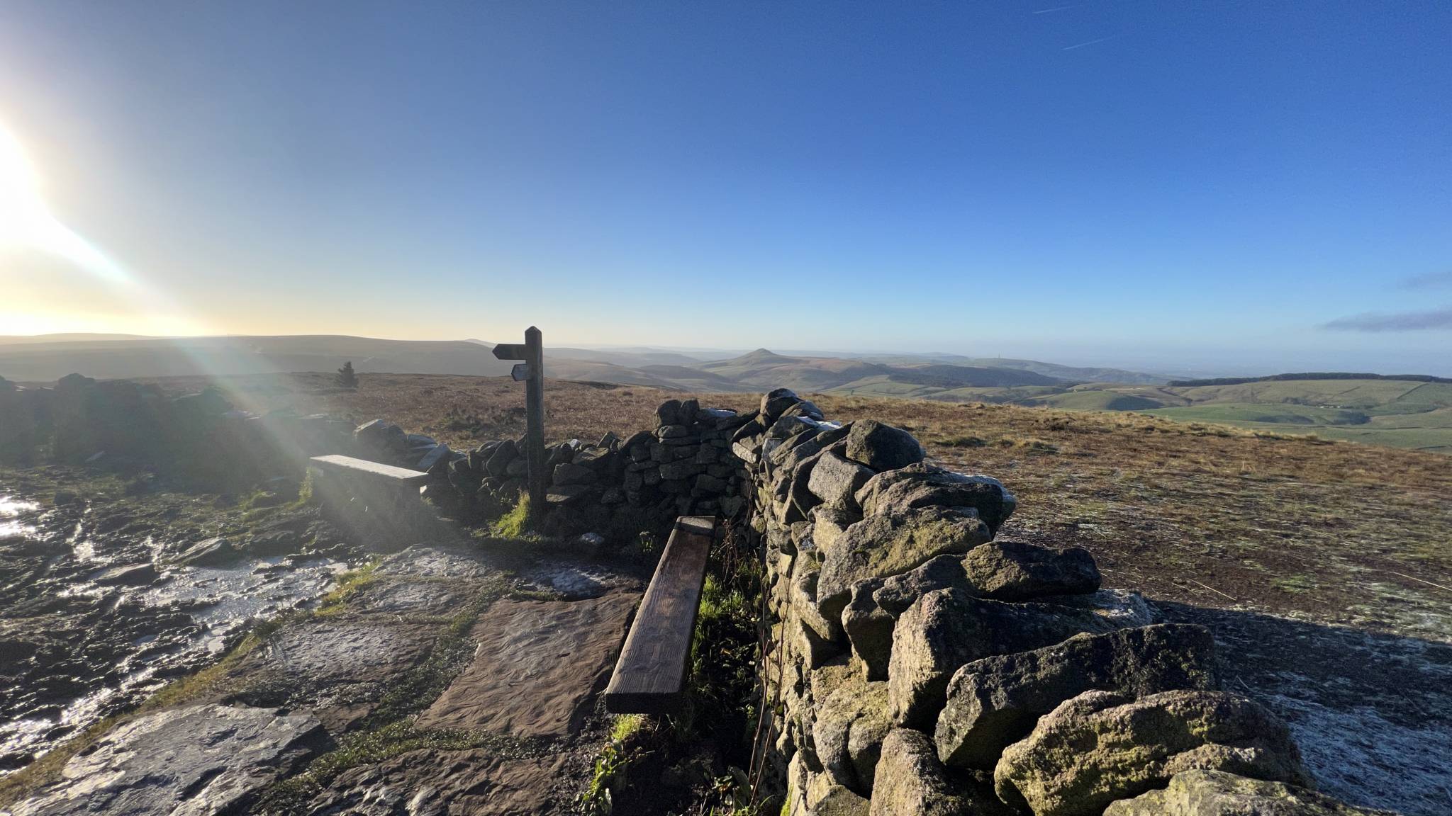 Shining Tor from Errwood Reservoir in Englands Peak District