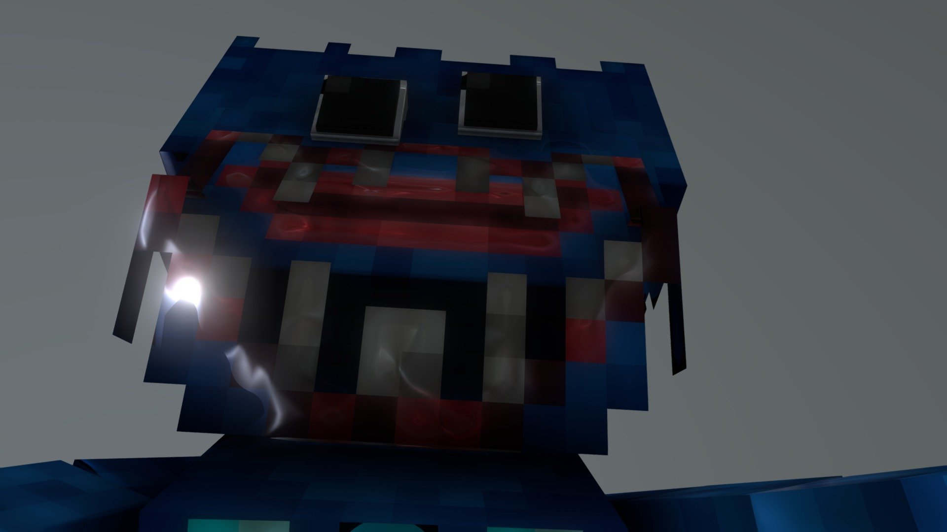 Huggy Wuggy [MINECRAFT] Free 3D model by ArachnoBoy [1a1886d]