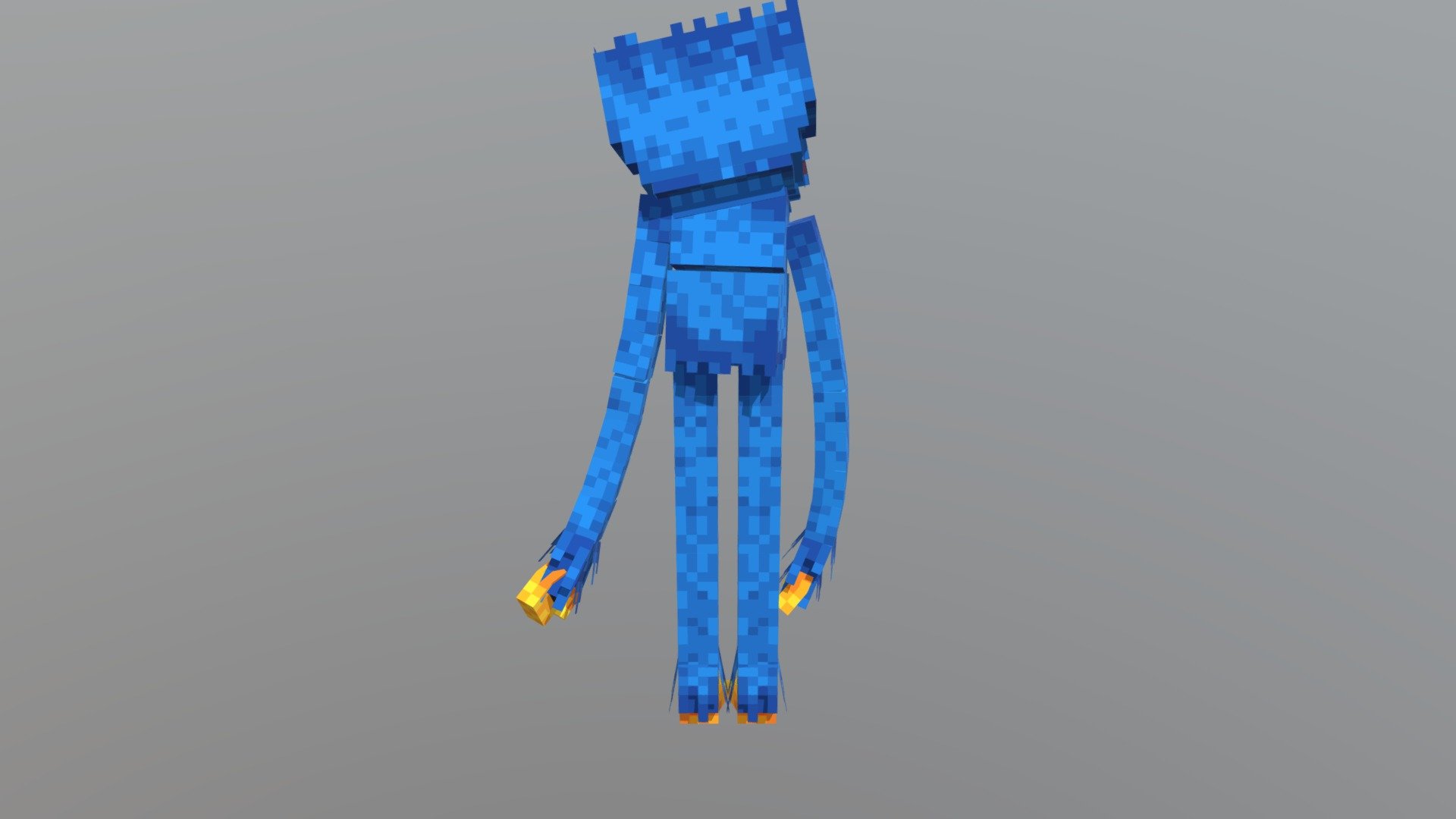 Huggy Wuggy Minecraft Free 3D model by The Suspect Man [5448833]