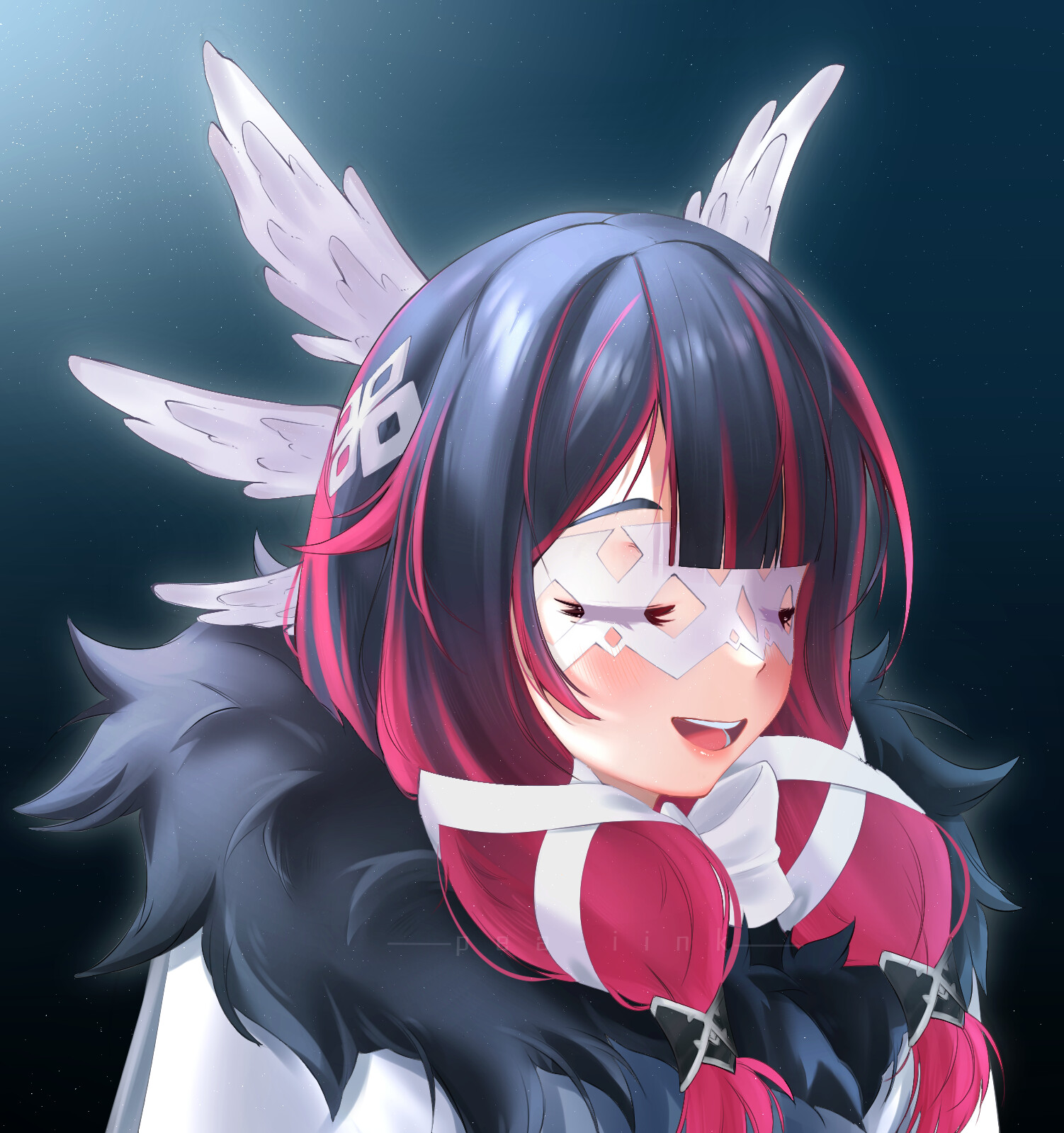 fan art colombina Genshin impact