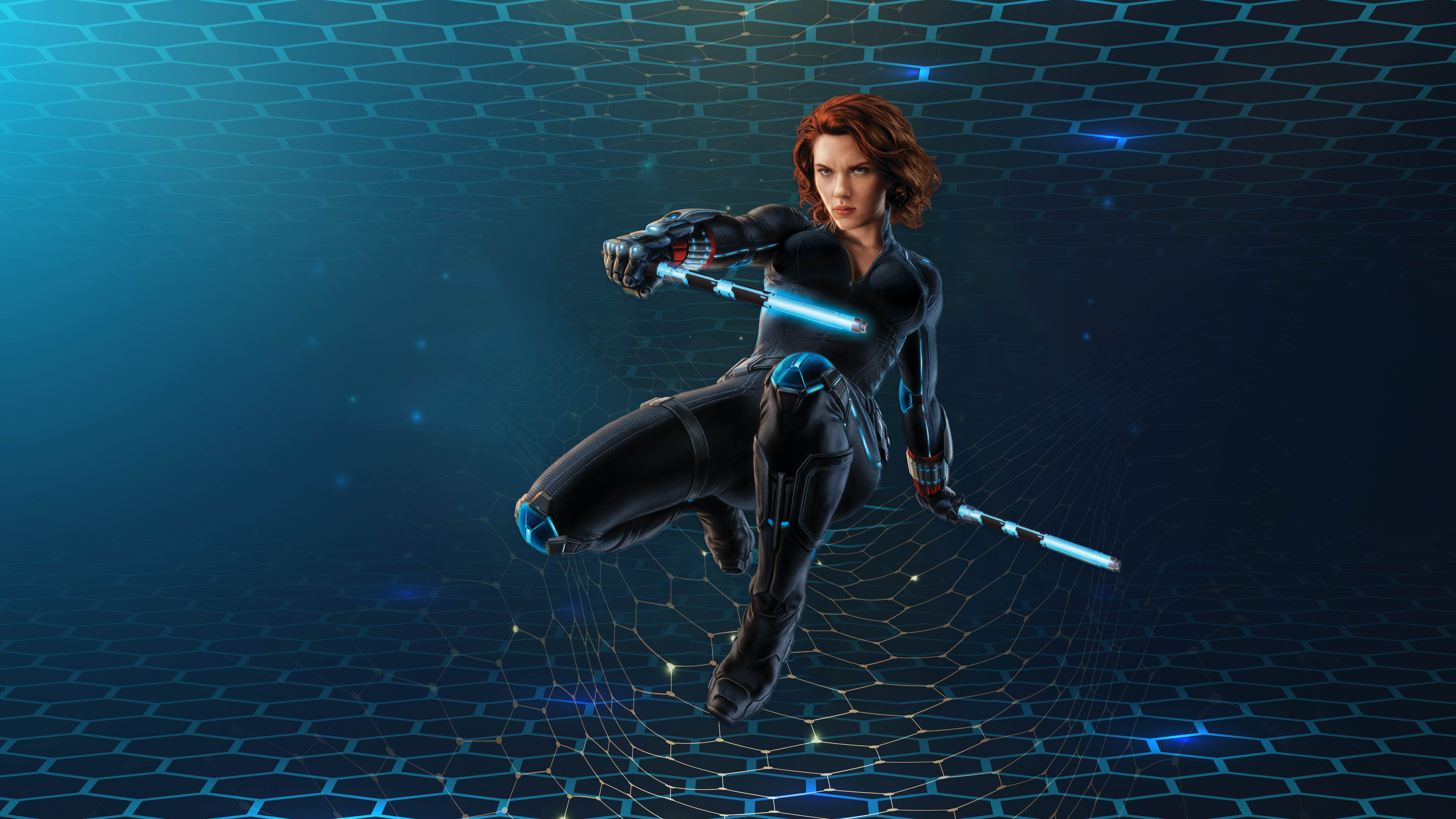 Black Widow 3D Wallpaper
