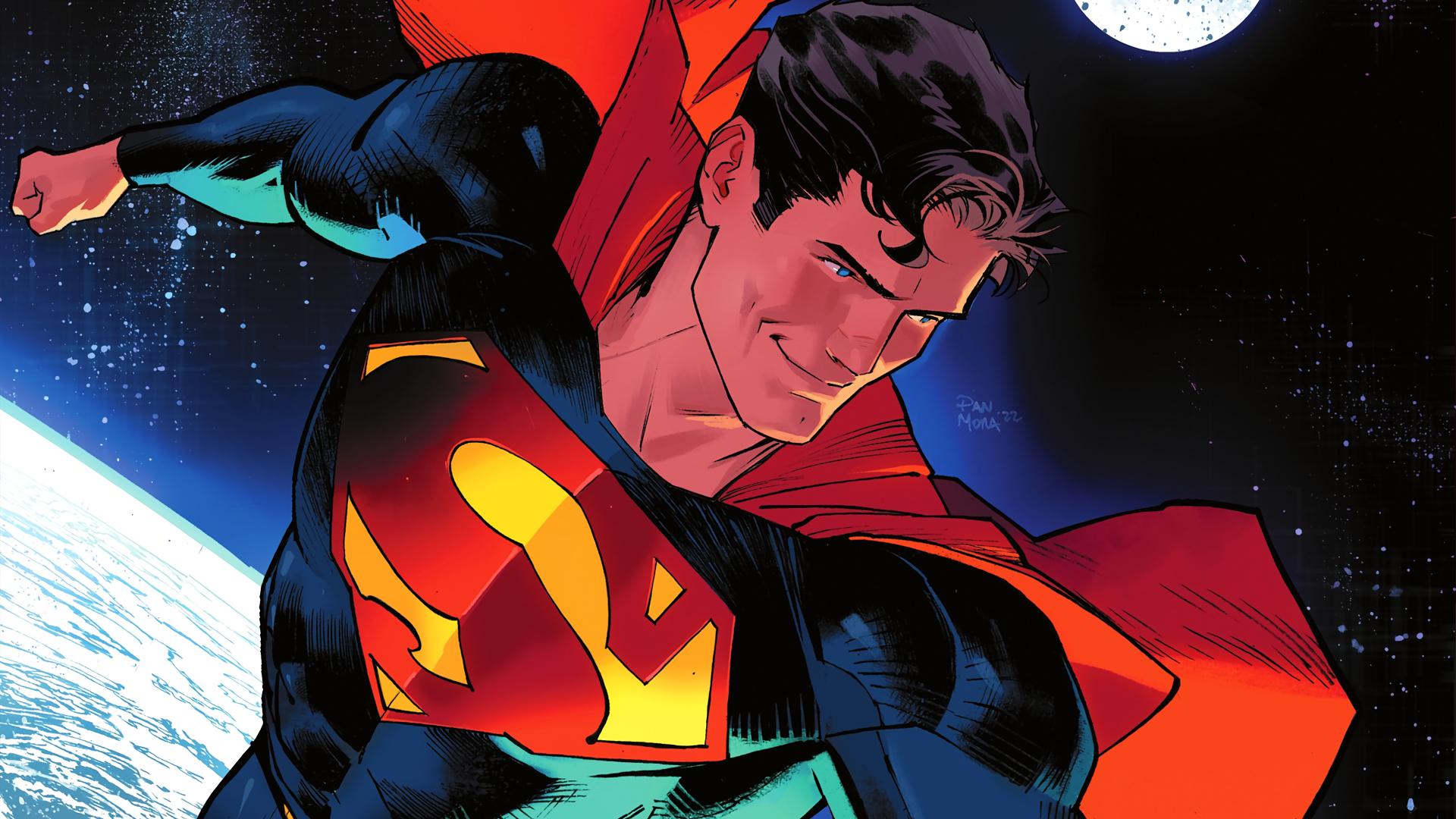 Superman Soars: HD Wallpaper by Dan Mora