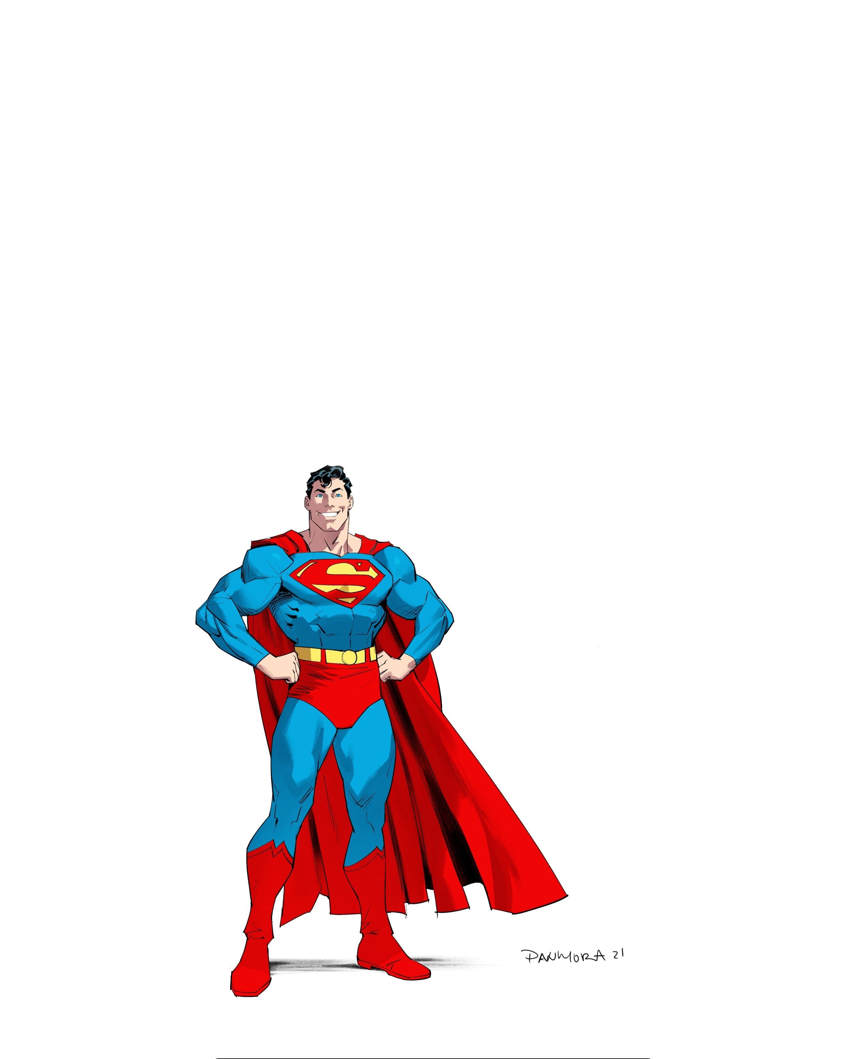 Superman by Dan Mora (wallpaper version)