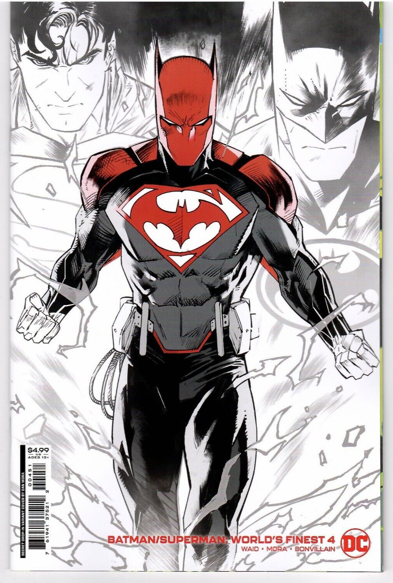 BATMAN SUPERMAN WORLD'S FINEST DAN MORA FUSION VARIANT FIRST APPEARANCE NM+