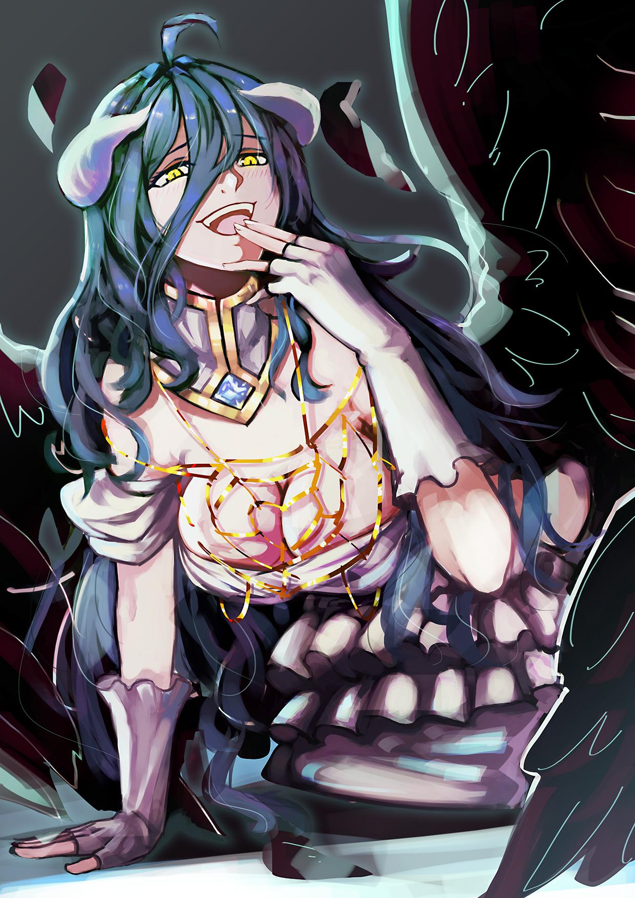 Anime Wallpaper 私 Phone Wallpaper Albedo #Overlord