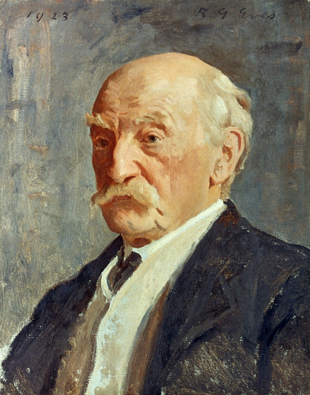 Thomas Hardy (1840 1928). /Nenglish Novelist And Poet. Oil On Canvas, 1923, By Reginald Grenville Eves. Poster Print By Granger Collection #