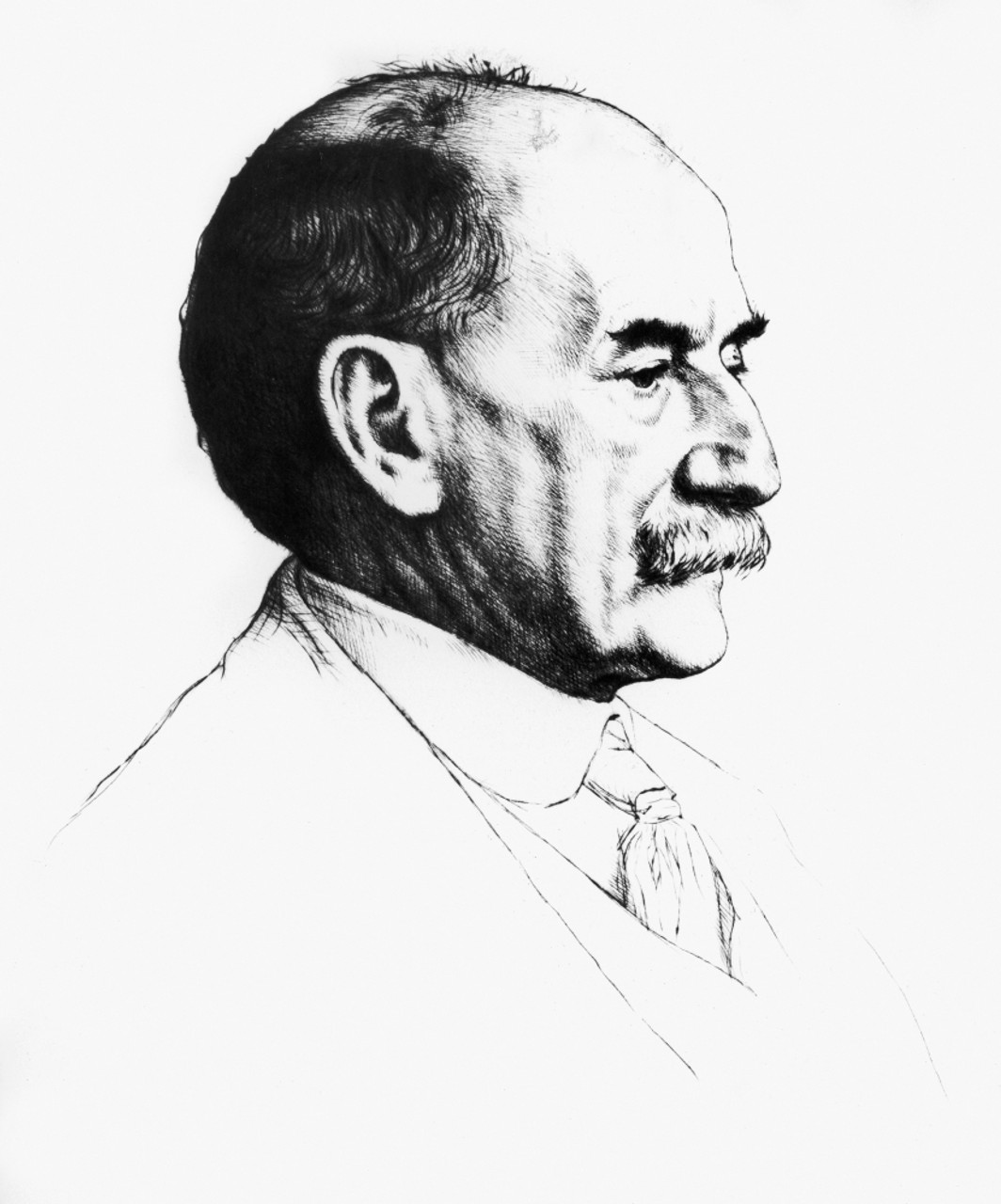 Thomas Hardy (1840 1928). /Nenglish Novelist And Poet. Etching By William Strang, 1910. Poster Print By Granger Collection # VARGRC0110501