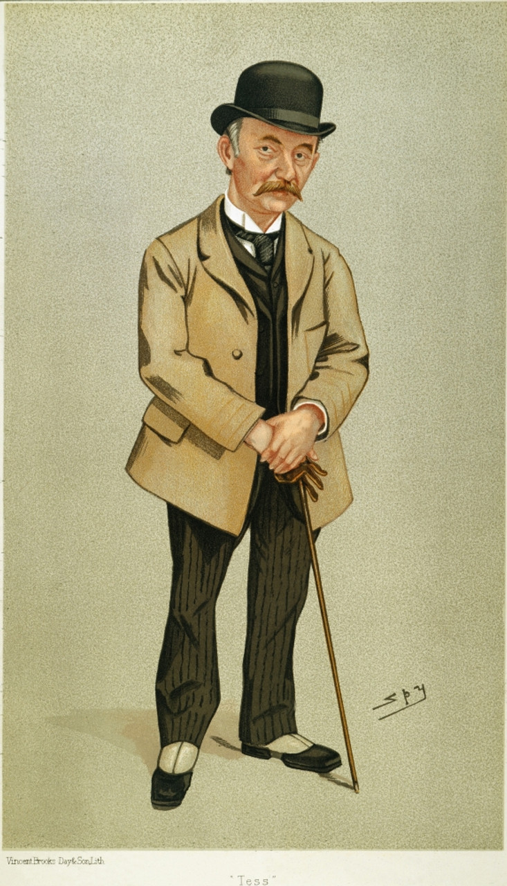 Thomas Hardy (1840 1928). /Nenglish Novelist And Poet. Caricature Lithograph, 1892, By 'Spy' (Sir Leslie Ward). Poster Print By Granger Collection