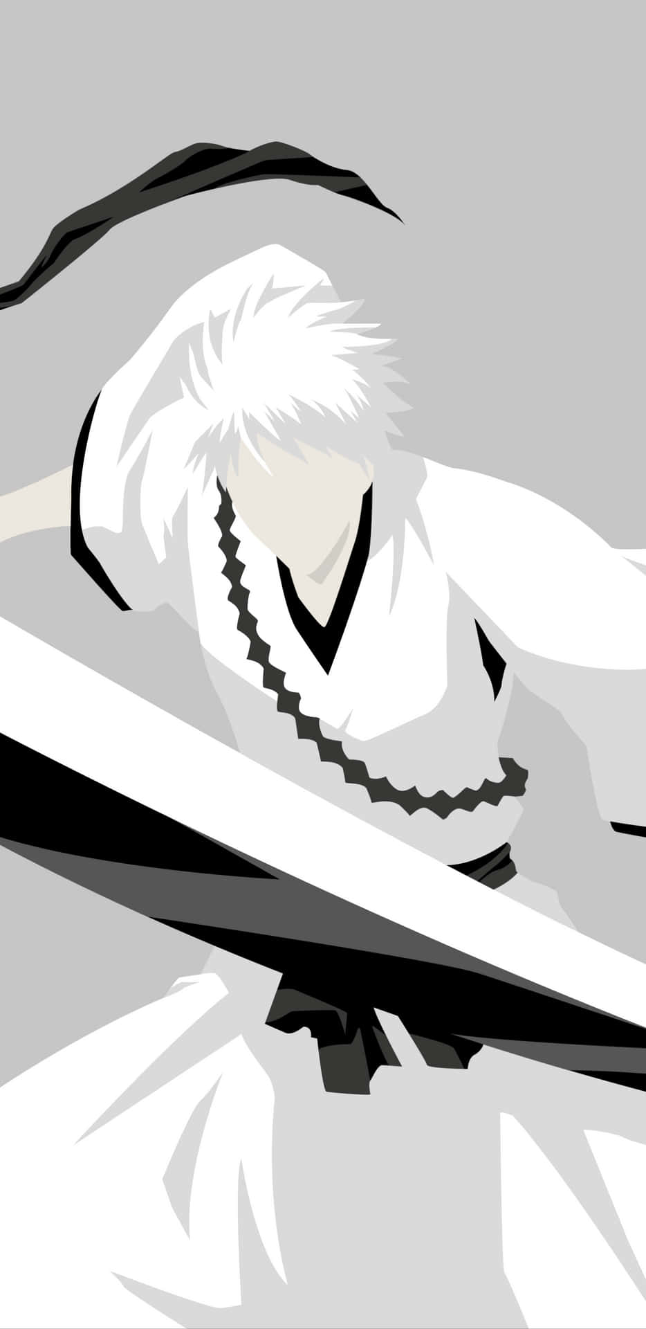 Download Bleach Phone With White Silhouette Wallpaper