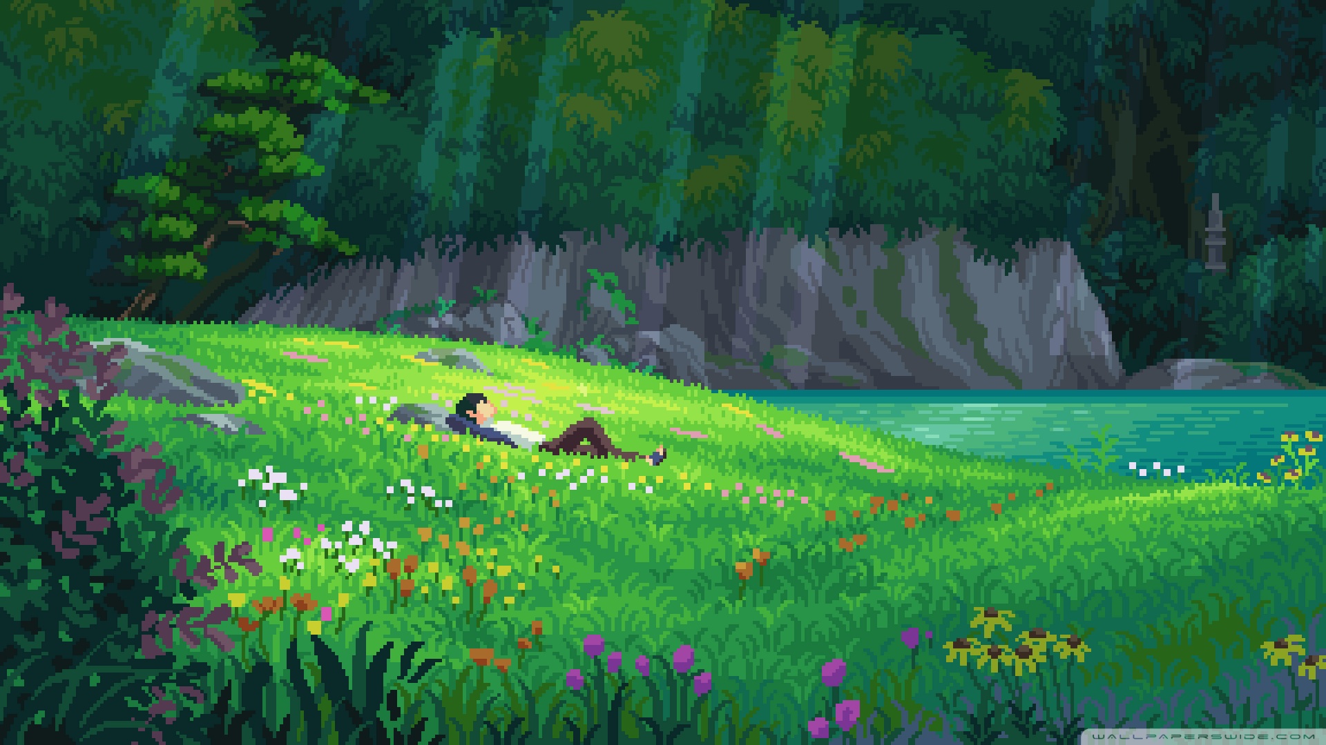 Pixel Art 4K UHD Wallpaper for UltraHD Desktop and TV, Widescreen and UltraWide Display, Dual Monitor, Smartphone and Tablet Devices