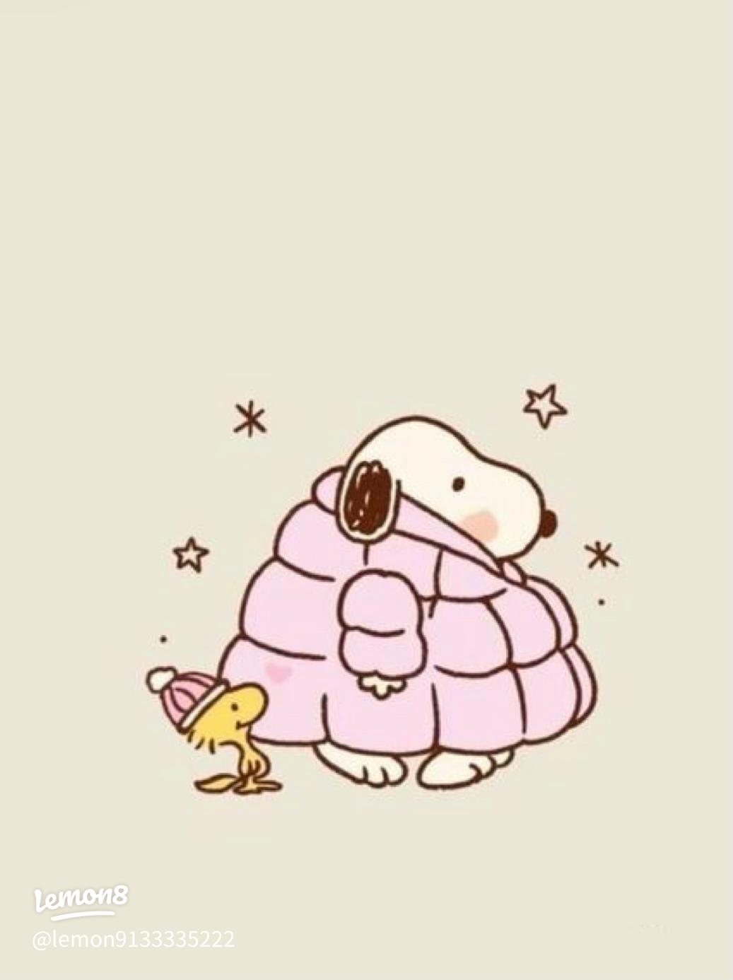 Festive Snoopy Wallpaper for a Cozy Christmas