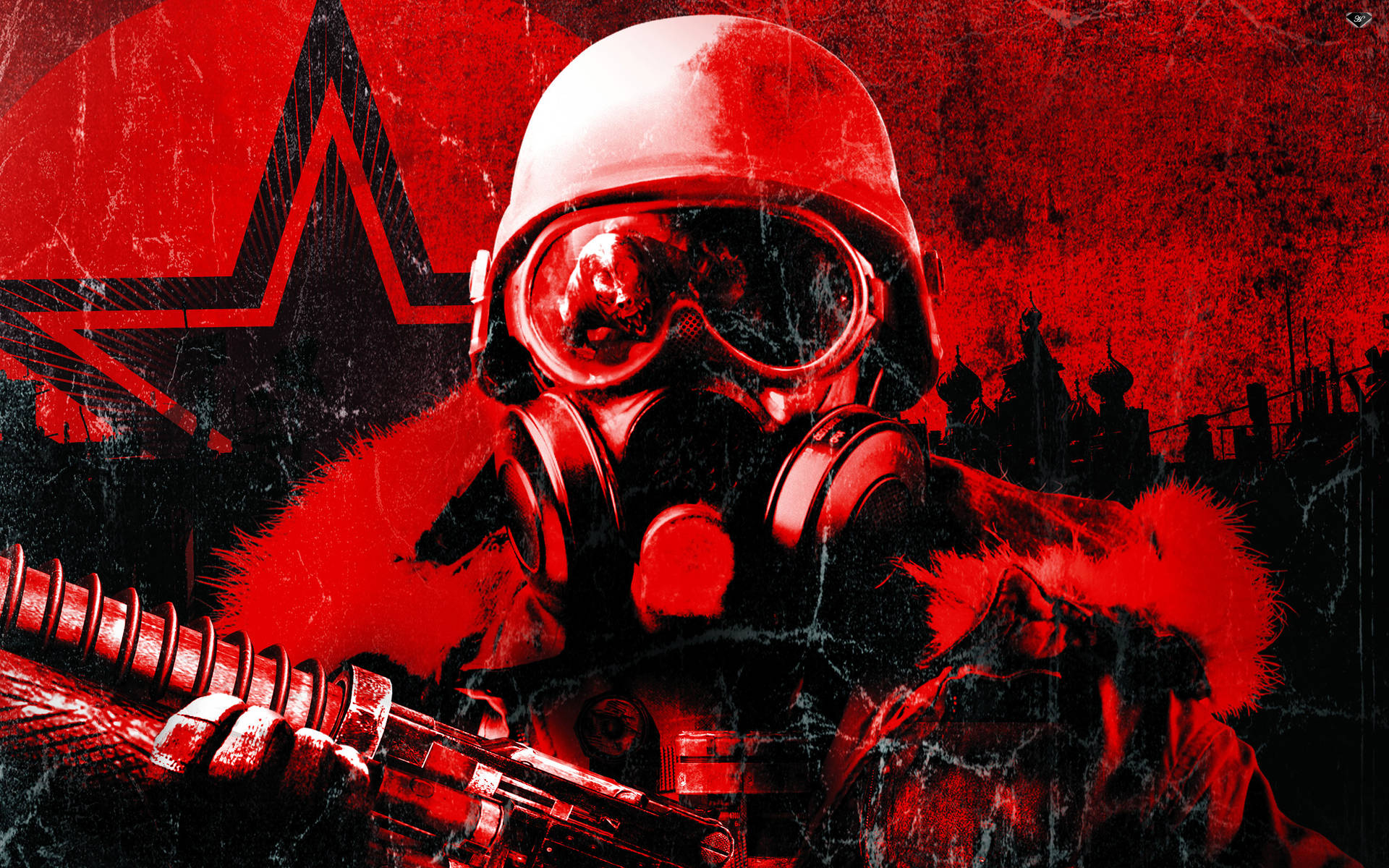 Download Metro 2033 Red Artyom Art Wallpaper