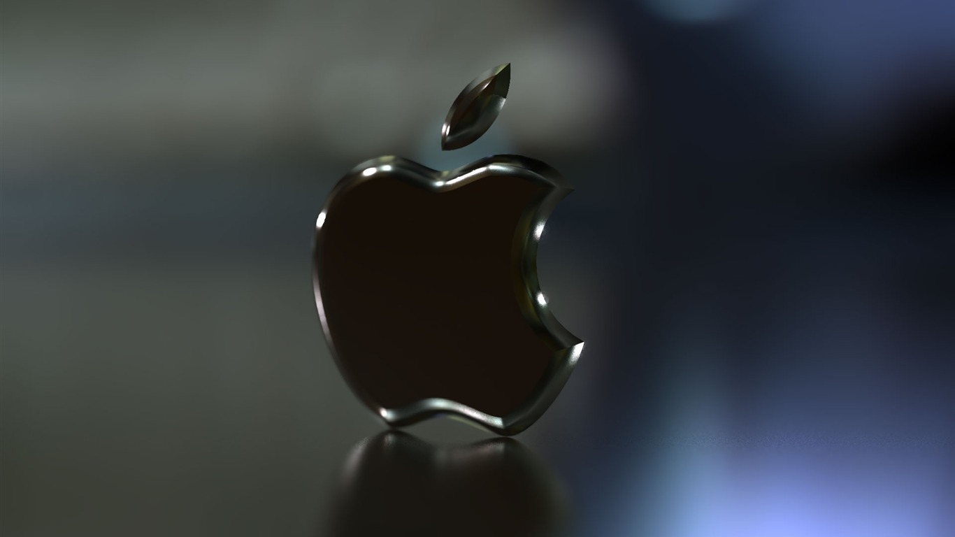 Apple Black Logo Advertising HD Wallpaper