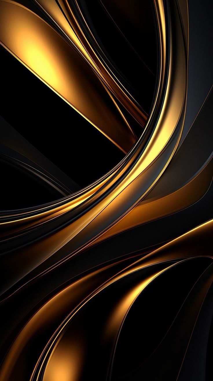 Abstract Gold Lines Neutral Mural Wallpaper