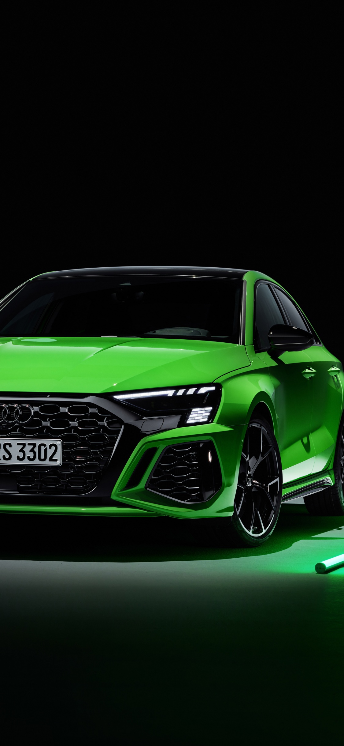 Audi RS 3 Sedan Wallpaper 4K, Luxury Sedan, Black background