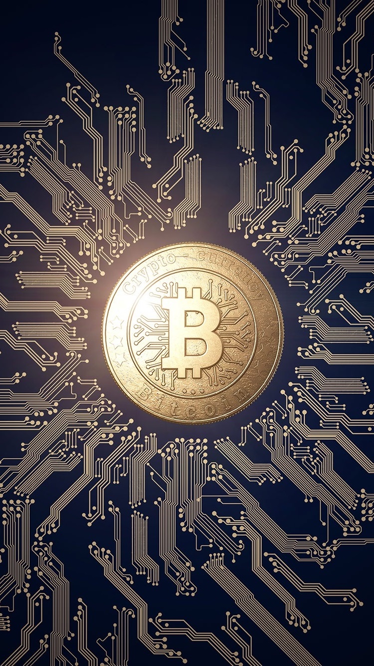 Bitcoin, Money, PCB, Creative Design 750x1334 IPhone 8 7 6 6S Wallpaper, Background, Picture, Image