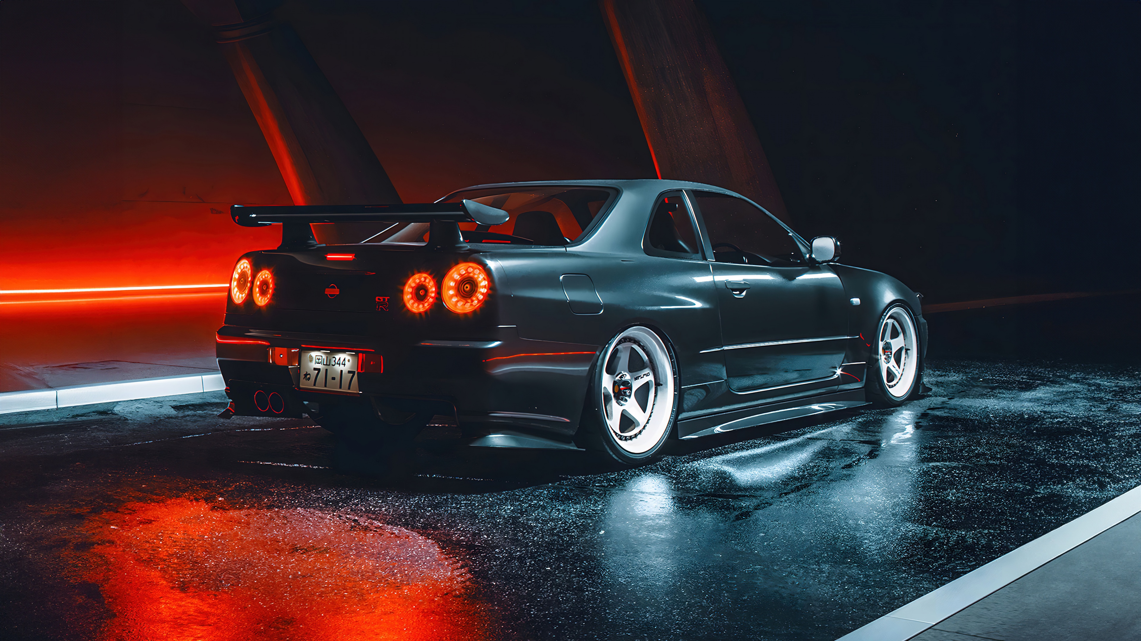 Nissan Skyline GT R R34 Wallpaper 4K, 5K, JDM Cars