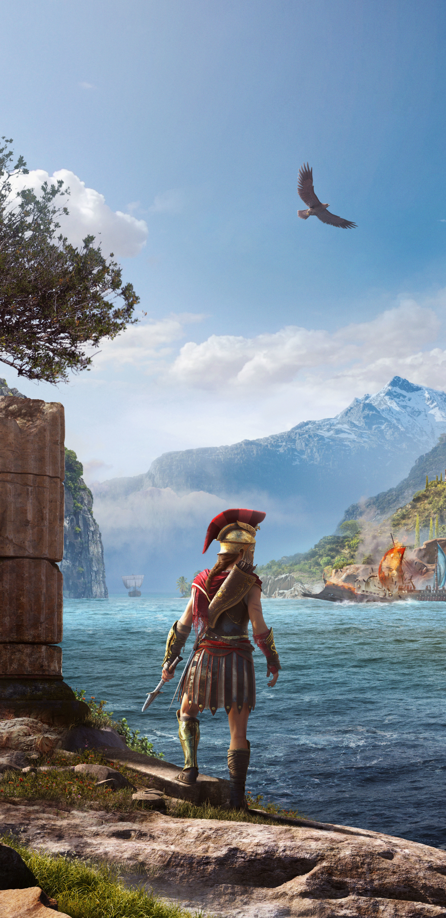 Phone wallpaper: Assassin's Creed Odyssey, Assassin's Creed, Video Game 1136051