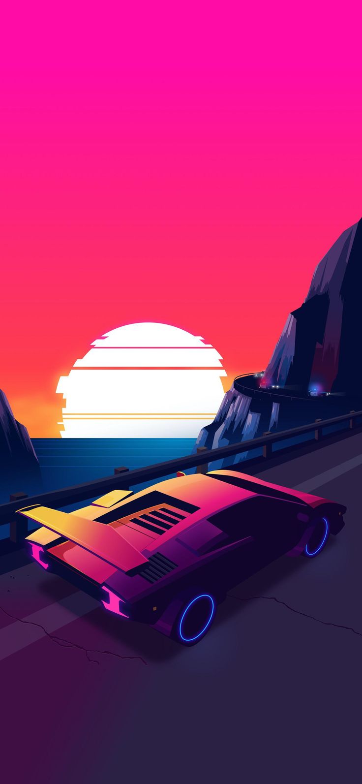 Drive into the sunset
