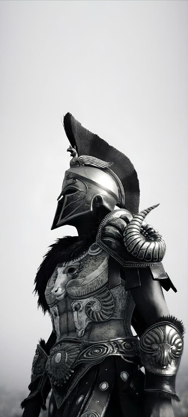 Assassin's Creed Odyssey, Kassandra, DEPTH EFFECT optimized, phone wallpaper [2250x5000] [20:9]