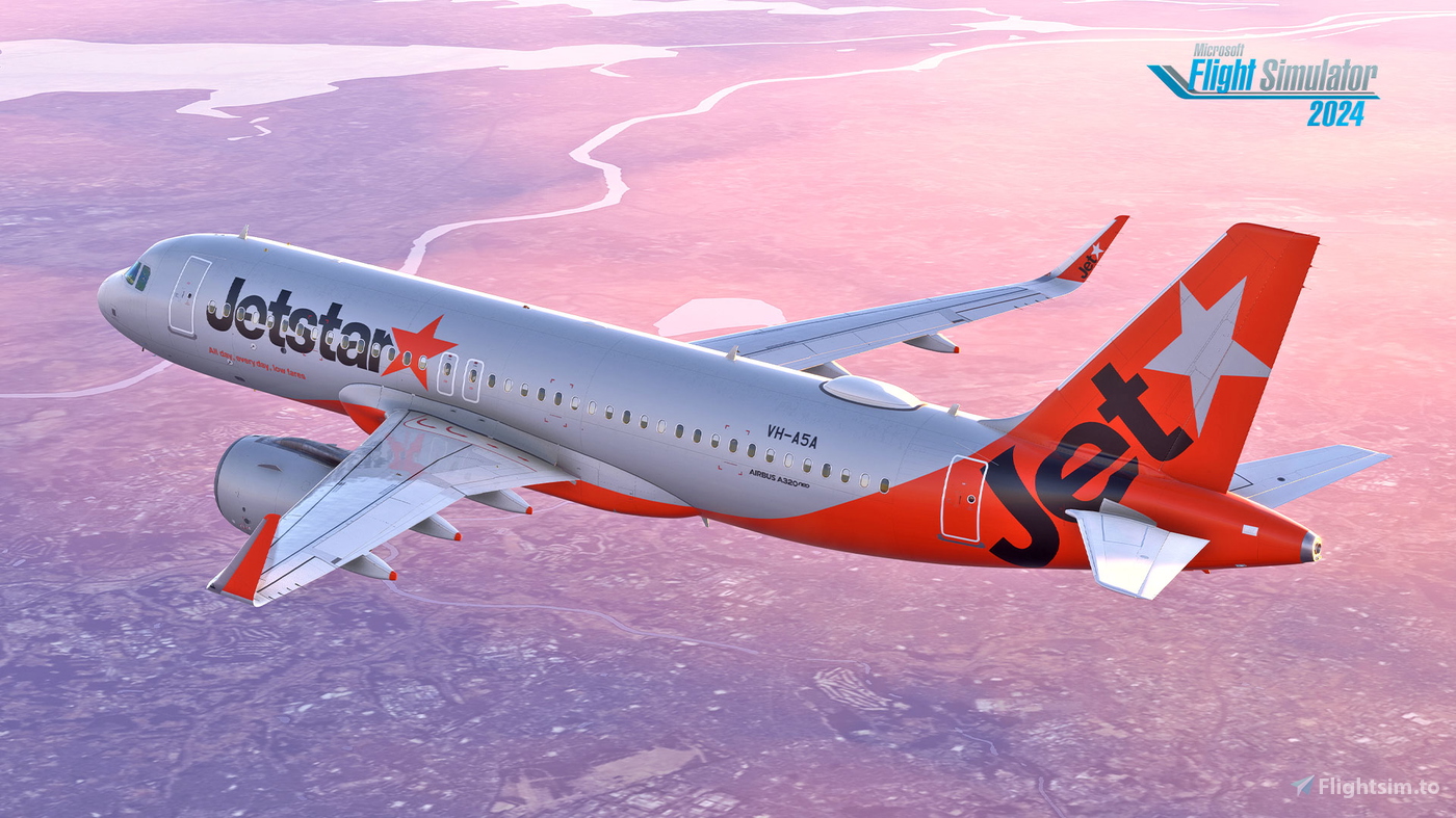 iniBuilds A320neo Jetstar Airways MSFS2024 for Microsoft Flight Simulator