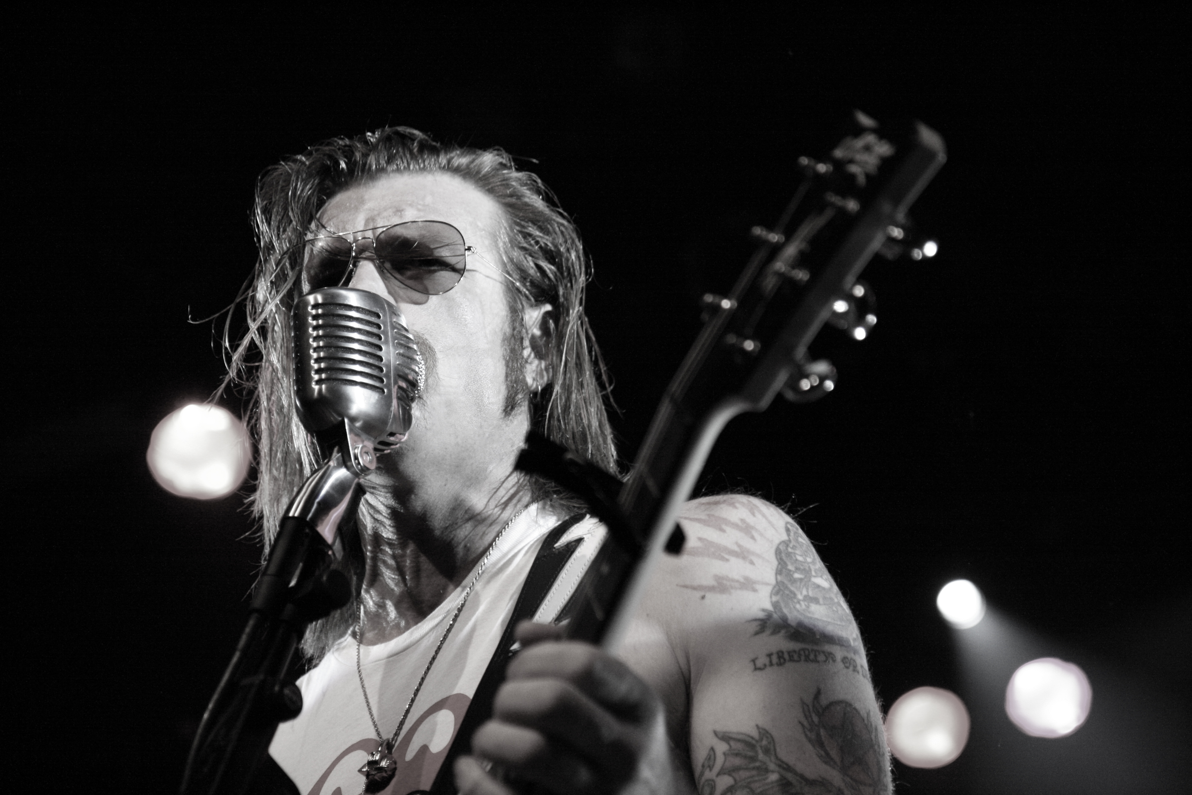 Jesse Hughes from the Eagles of Death Metal playing the Commodore Ballroom on July 20th