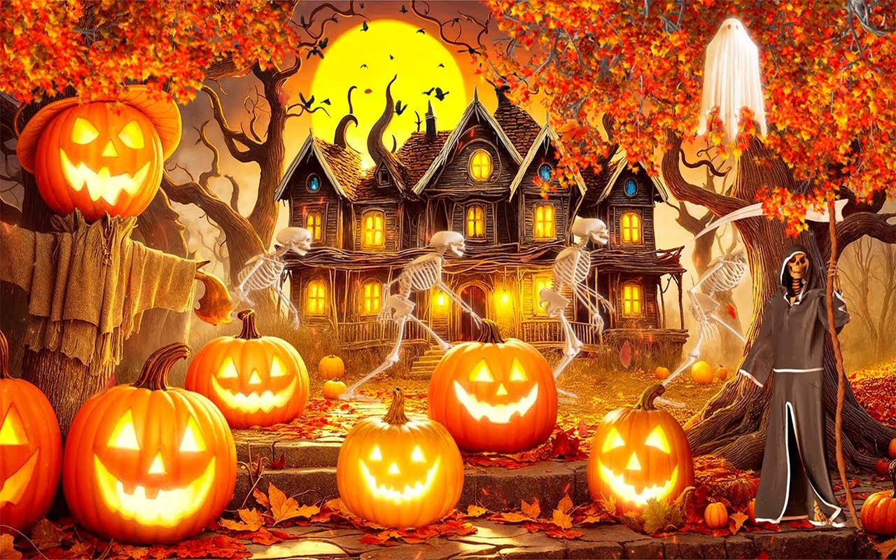 Cozy Autumn Haunted House