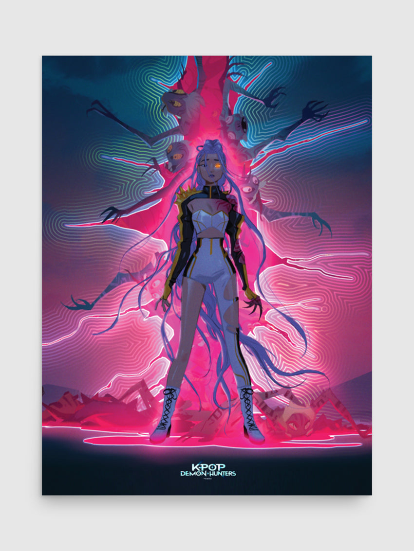 Rumi KPop Demon Hunters Demon Poster