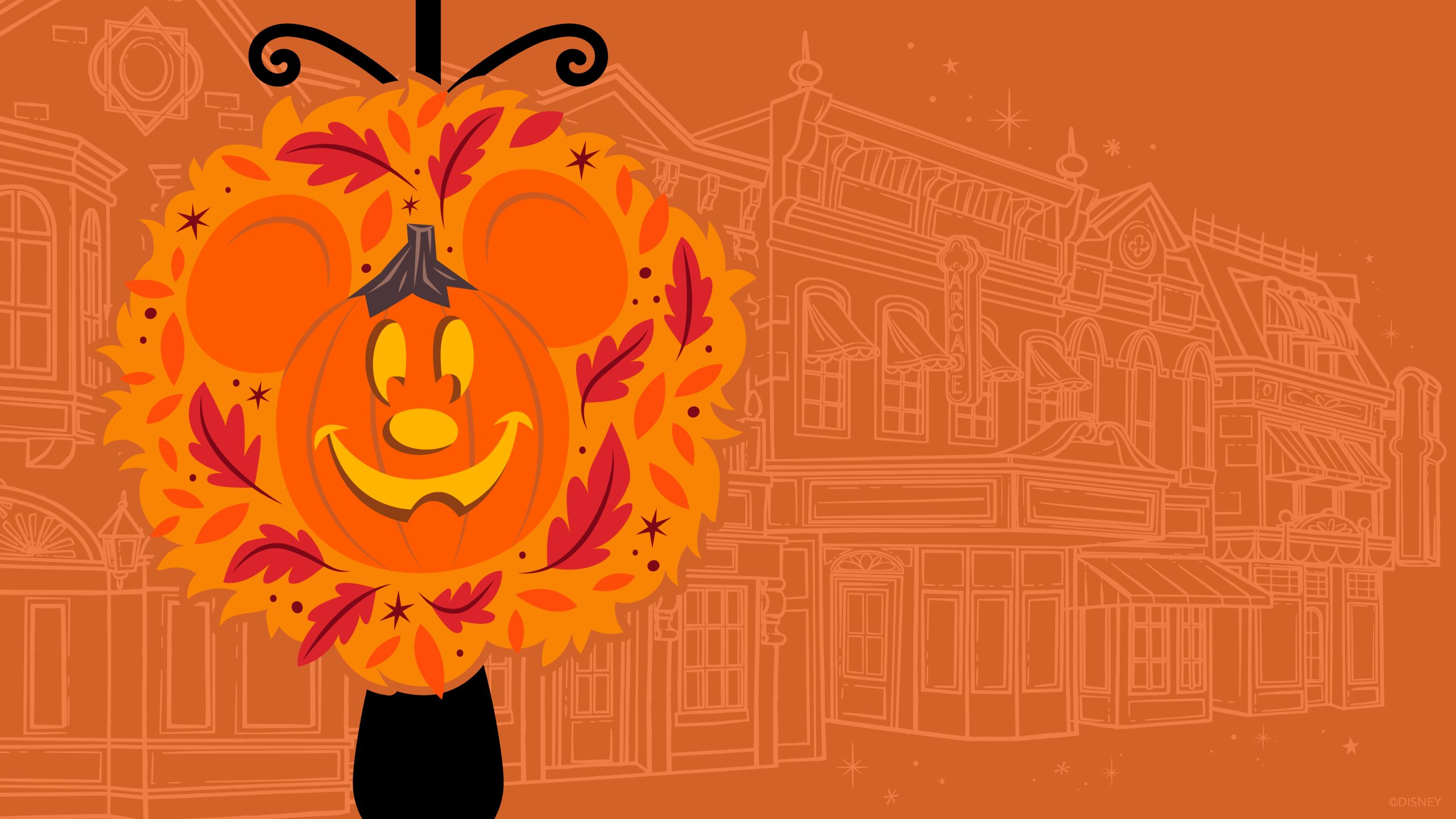 New Disney Fall and Halloween Wallpaper for 2024 Parks Blog