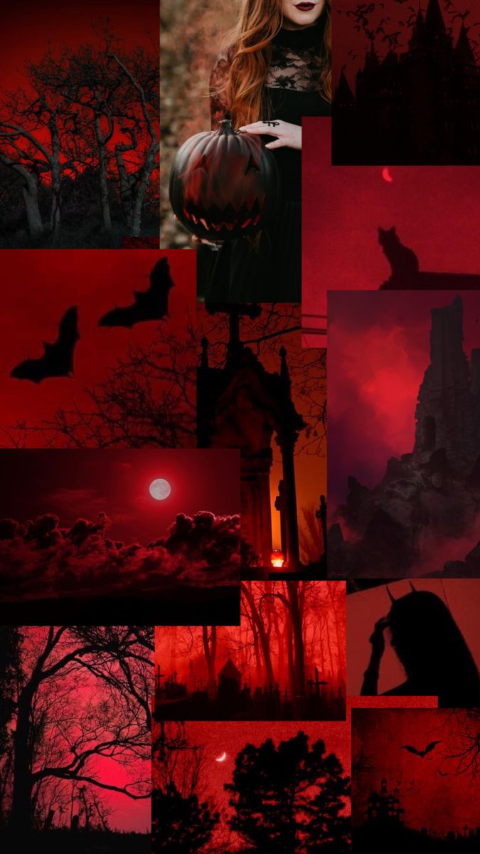 Dark Red halloween