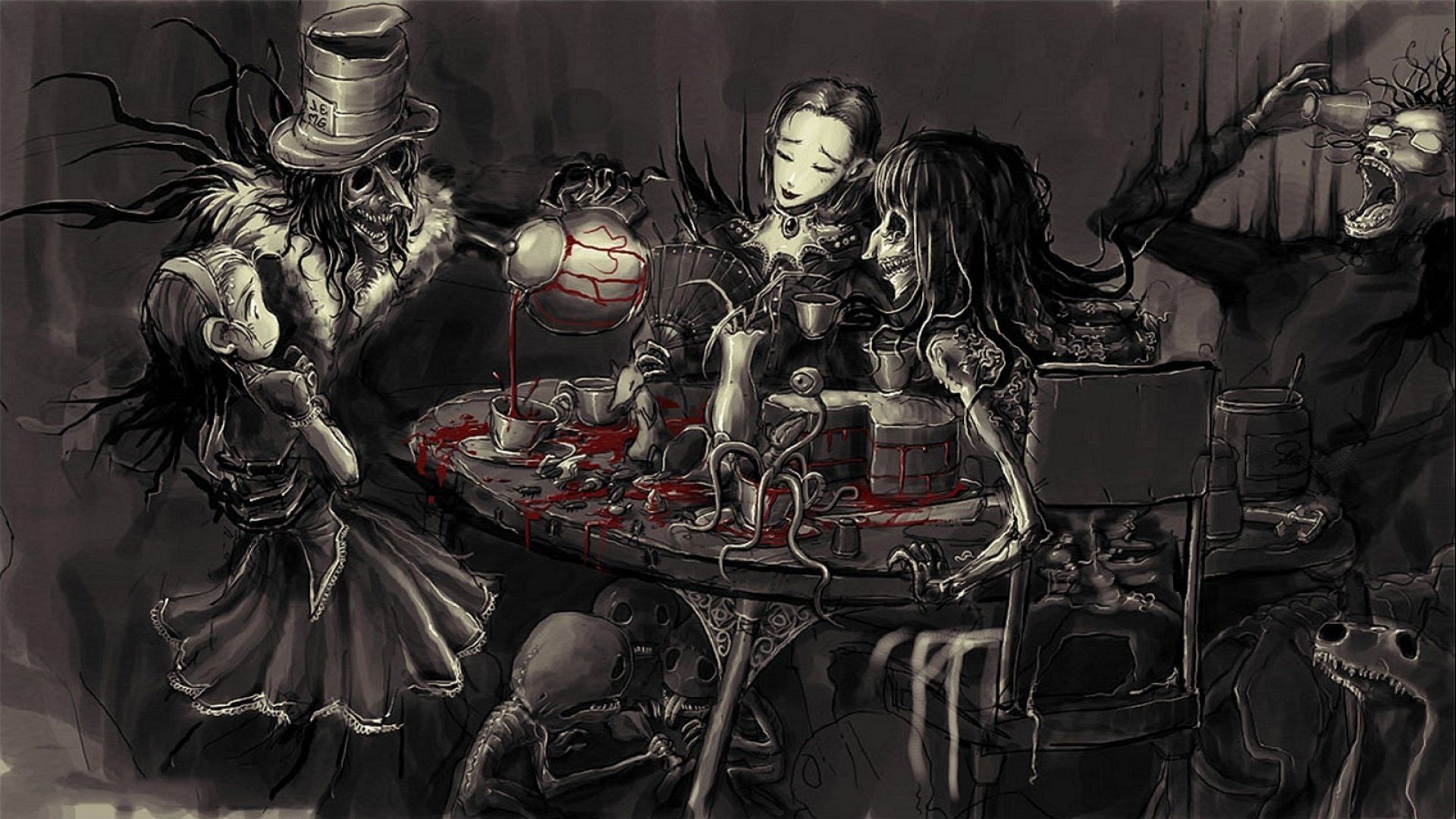 Creepy Gothic Wallpaper, HD Creepy Gothic Background on WallpaperBat