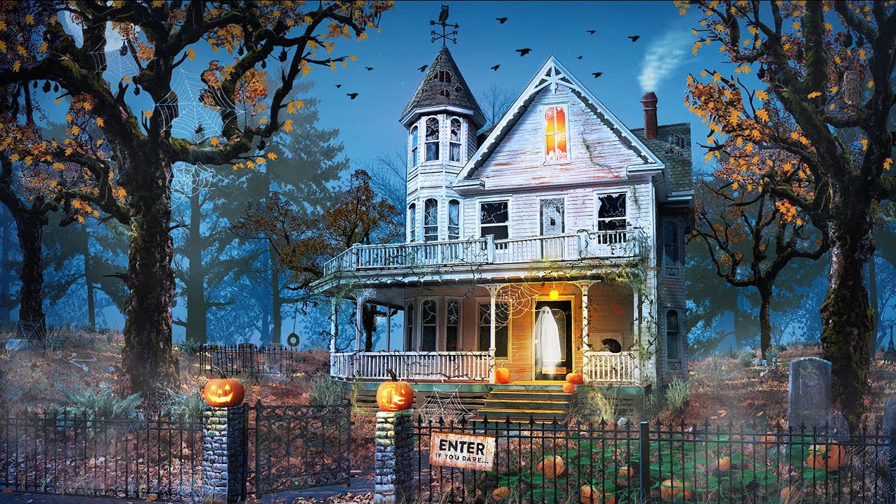 Haunted House Halloween Ambience Hours of Relaxing Spooky Sounds and White Noise