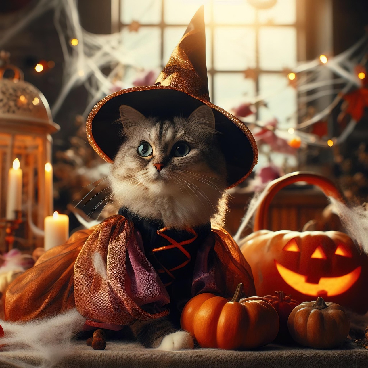 Download Cat Witch. Royalty Free Stock Illustration Image
